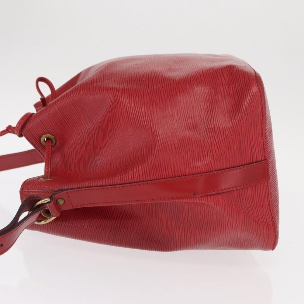Authentic LOUIS VUITTON Epi Petit Noe Shoulder Bag Red M44107 LV - Picture 11 of 16
